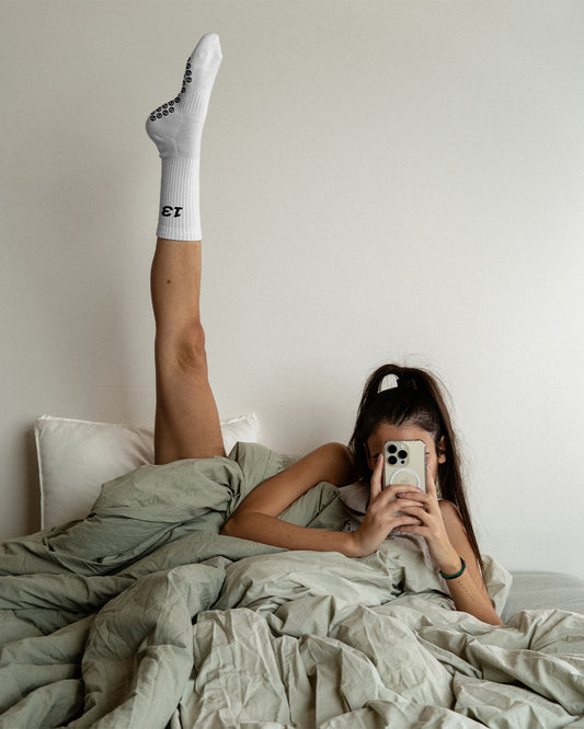 SILVER Rubber Socks