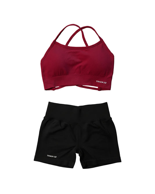 F>S Black Shorts Set